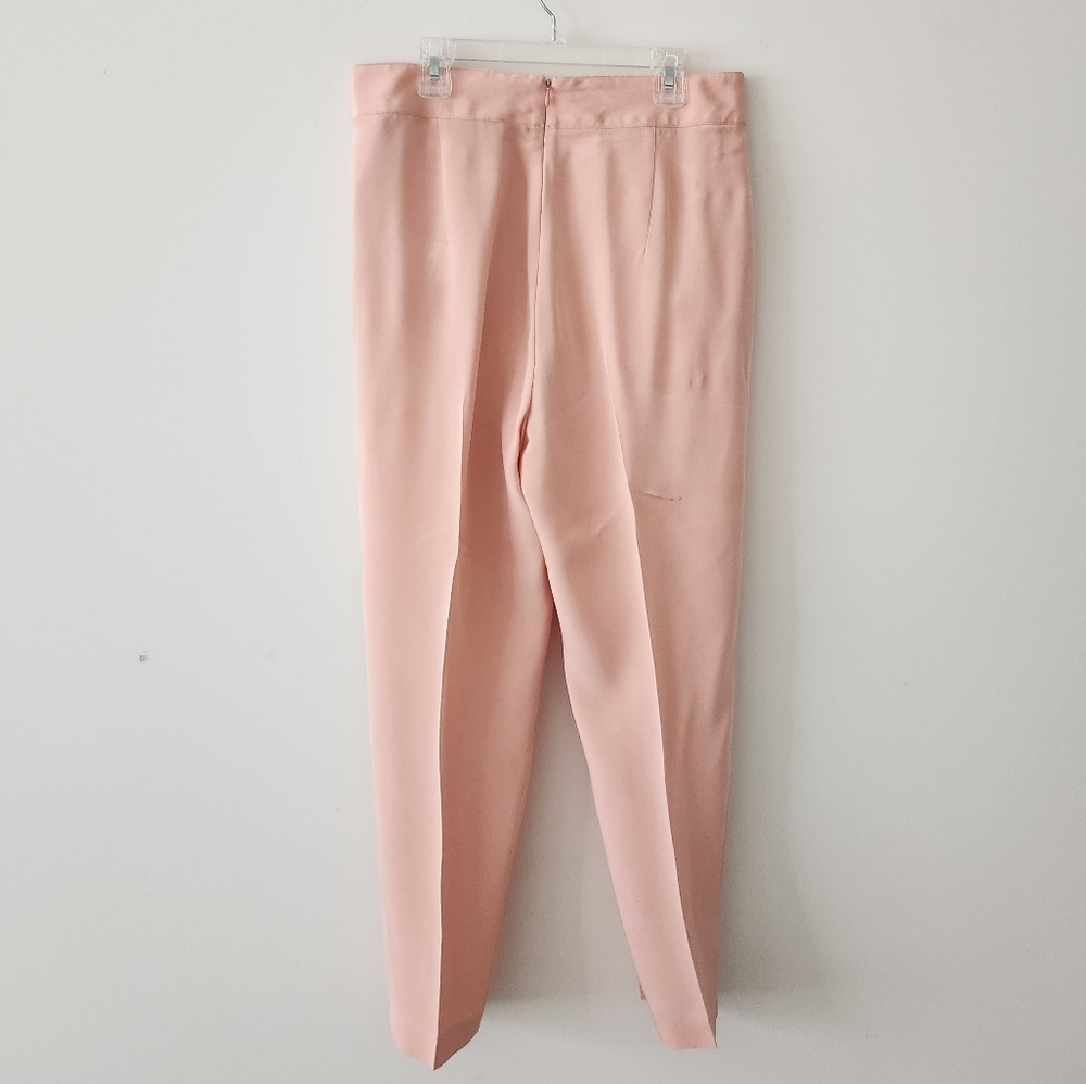 3.1 Phillip Lim Silk Tapered Trouser Pants Pastel Pink 2 NWOT - Picture 2 of 4